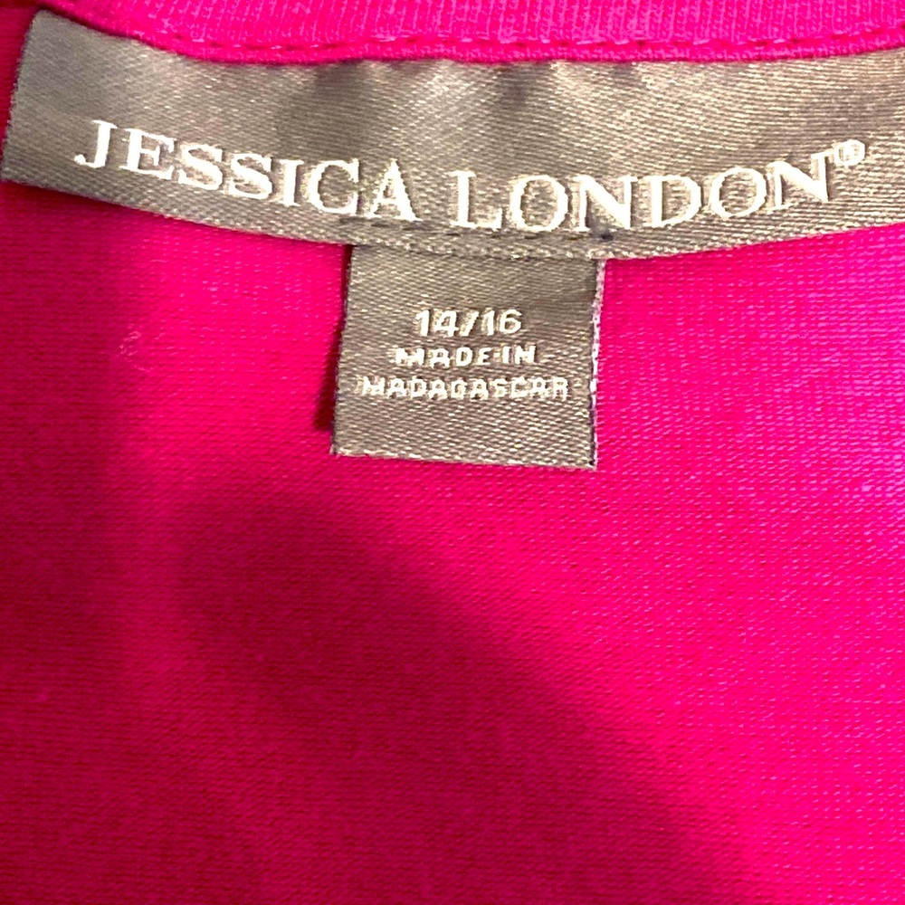 Jessica London short sleeve blouse. 14/16